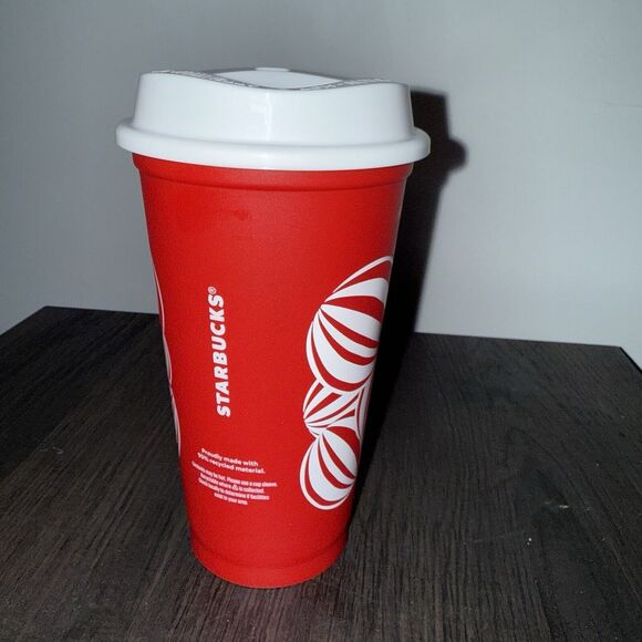 Starbucks - 2024 *Collectible* Red Cup 16 oz (Grande) Reusable Hot Cup w/Lid - Picture 5 of 5